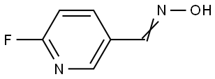 (Z)-6-fluoronicotinaldehyde oxime Structure