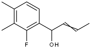 (Z)-1-(2-fluoro-3,4-dimethylphenyl)but-2-en-1-ol Structure