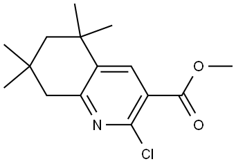 Methyl 2-chloro-5,5,7,7-tetramethyl-5,6,7,8-tetrahydroquinoline-3-carboxylate Structure