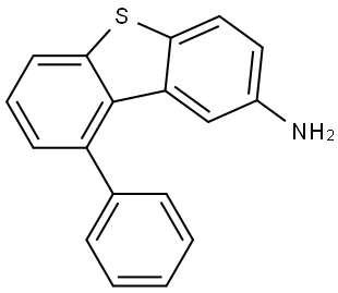 2-Dibenzothiophenamine, 9-phenyl- Structure