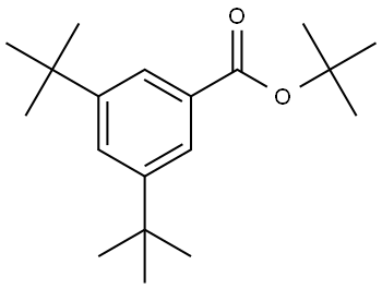 tert-butyl 3,5-di-tert-butylbenzoate Structure