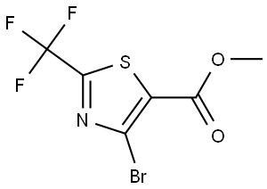 Methyl 4-bromo-2-(trifluoromethyl)thiazole-5-carboxylate Structure