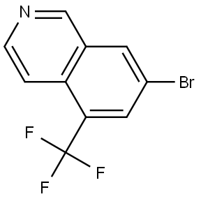 7-bromo-5-(trifluoromethyl)isoquinoline Structure