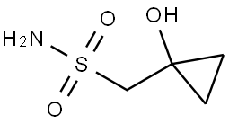 (1-Hydroxycyclopropyl)methanesulfonamide Structure