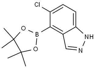 5-Chloro-4-(4,4,5,5-tetramethyl-1,3,2-dioxaborolan-2-yl)-1H-indazole Structure