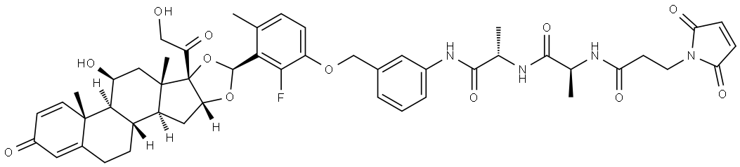 Glucocorticoid receptor agonist-3 Ala-Ala-Mal Structure