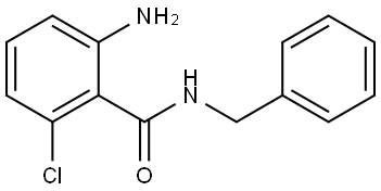 2-amino-N-benzyl-6-chlorobenzamide Structure