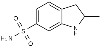 2-Methylindoline-6-sulfonamide 구조식 이미지