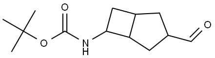 tert-Butyl (3-formylbicyclo[3.2.0]heptan-6-yl)carbamate 구조식 이미지