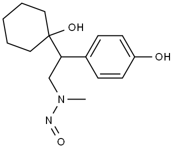 N-Nitroso Desmethyl Desvenlafaxine Structure