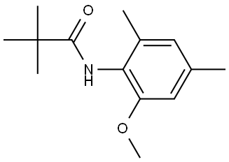 N-(2-methoxy-4,6-dimethylphenyl)pivalamide Structure