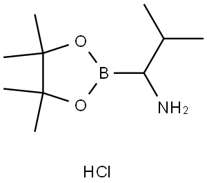 1-(4,4,5,5-Tetramethyl-1,3,2-dioxaborolan-2-yl)butylamine hydrochloride Structure