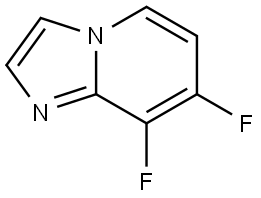 7,8-Difluoroimidazo[1,2-a]pyridine Structure