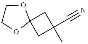 2-Methyl-5,8-dioxaspiro[3.4]octane-2-carbonitrile Structure