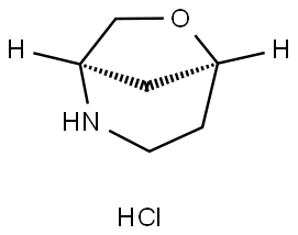 (1R,5S)-6-Oxa-2-azabicyclo[3.2.1]octane (hydrochloride) Structure