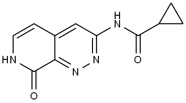 N-(8-oxo-7,8-dihydropyrido[3,4-c]pyridazin-3-yl)cyclopropanecarboxamide Structure
