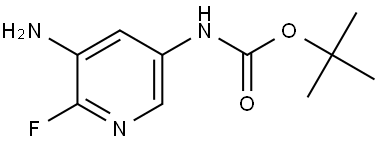 tert-Butyl (5-amino-6-fluoropyridin-3-yl)carbamate Structure