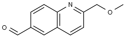 2-(Methoxymethyl)quinoline-6-carbaldehyde Structure