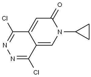 1,4-Dichloro-6-cyclopropylpyrido[3,4-d]pyridazin-7(6H)-one Structure