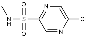 5-chloro-N-methylpyrazine-2-sulfonamide Structure