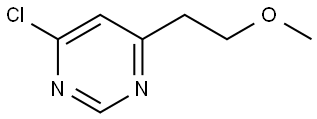 4-Chloro-6-(2-methoxyethyl)pyrimidine Structure