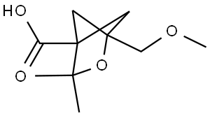 1-(Methoxymethyl)-3,3-dimethyl-2-oxabicyclo[2.1.1]hexane-4-carboxylic acid Structure