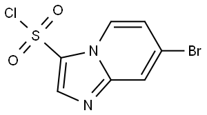 7-Bromoimidazo[1,2-a]pyridine-3-sulfonyl chloride Structure