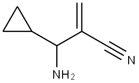 2-(Amino(cyclopropyl)methyl)acrylonitrile Structure