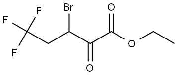 Ethyl 3-bromo-5,5,5-trifluoro-2-oxopentanoate Structure