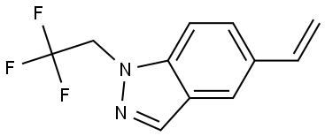 1-(2,2,2-trifluoroethyl)-5-vinyl-1H-indazole Structure