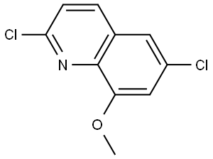 2,6-dichloro-8-methoxyquinoline Structure