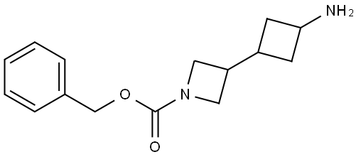 benzyl 3-(3-aminocyclobutyl)azetidine-1-carboxylate Structure