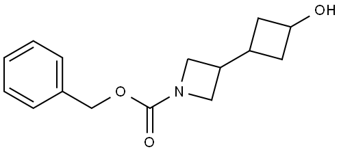 benzyl 3-(3-hydroxycyclobutyl)azetidine-1-carboxylate 구조식 이미지