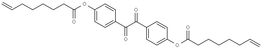 oxalylbis(4,1-phenylene) bis(oct-7-enoate) Structure