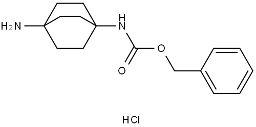 benzyl (4-aminobicyclo[2.2.2]octan-1-yl)carbamate hydrochloride Structure