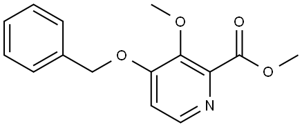 methyl 4-(benzyloxy)-3-methoxypicolinate 구조식 이미지