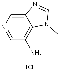 1-methyl-1H-imidazo[4,5-c]pyridin-7-amine hydrochloride Structure