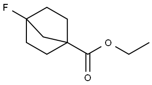 ethyl 4-fluorobicyclo[2.2.1]heptane-1-carboxylate Structure