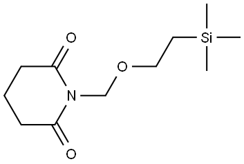 2,6-Piperidinedione, 1-[[2-(trimethylsilyl)ethoxy]methyl]- Structure