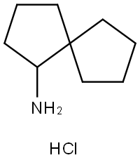 Spiro[4.4]nonan-1-amine Hydrochloride Structure