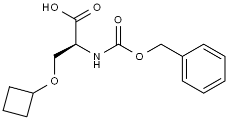 L-Serine, O-cyclobutyl-N-[(phenylmethoxy)carbonyl]- Structure