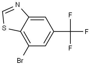 7-Bromo-5-(trifluoromethyl)benzo[d]thiazole Structure