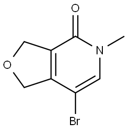 7-Bromo-5-methyl-3,5-dihydrofuro[3,4-c]pyridin-4(1H)-one Structure