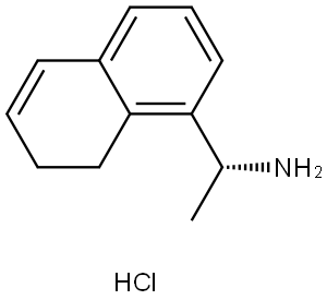 (R)-1-(7,8-dihydronaphthalen-1-yl)ethan-1-amine hydrochloride 구조식 이미지