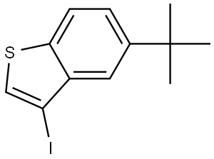 Benzo[b]thiophene, 5-(1,1-dimethylethyl)-3-iodo- Structure