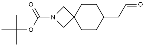 tert-butyl 7-(2-oxoethyl)-2-azaspiro[3.5]nonane-2-carboxylate Structure