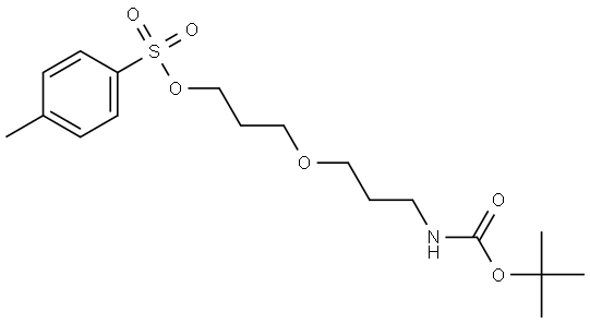 3-[3-(Boc-amino)propoxy]propyl tosylate Structure