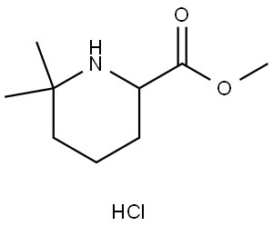 methyl 6,6-dimethylpiperidine-2-carboxylate hydrochloride Structure