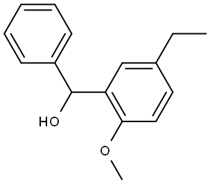 (5-ethyl-2-methoxyphenyl)(phenyl)methanol Structure