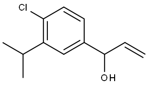 1-(4-chloro-3-isopropylphenyl)prop-2-en-1-ol Structure